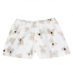 Pantalons curts amb estampat d'ós de peluix