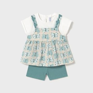 Conjunt pantalons curts i samarreta amb superposició nadó