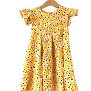 Vestit Groc amb flors