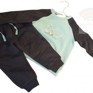 Conjunt dessuadora i pantaló llarg dinosaure