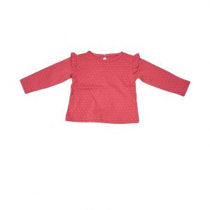 Samarreta de màniga llarga amb volants per a nadó