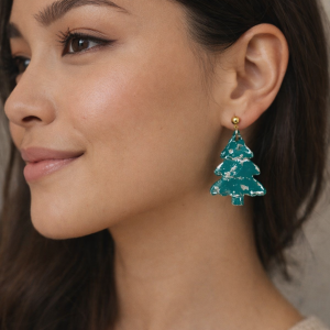 Arracades Verd Avet- Col·lecció Nadal 2025