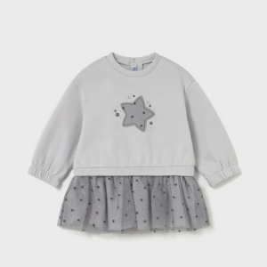 Vestit de nena màniga llarga Mayoral