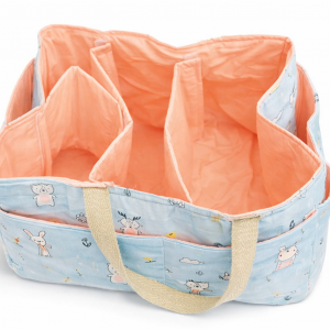 Cistella organitzadora XXL per a nadó- Niu de Cotó